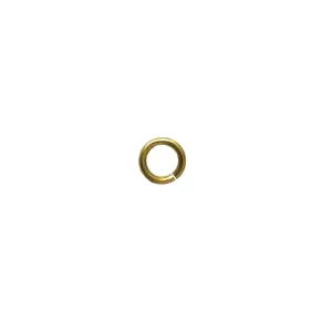 Raw Brass Jump Rings - Open, Round (100 Pack)
