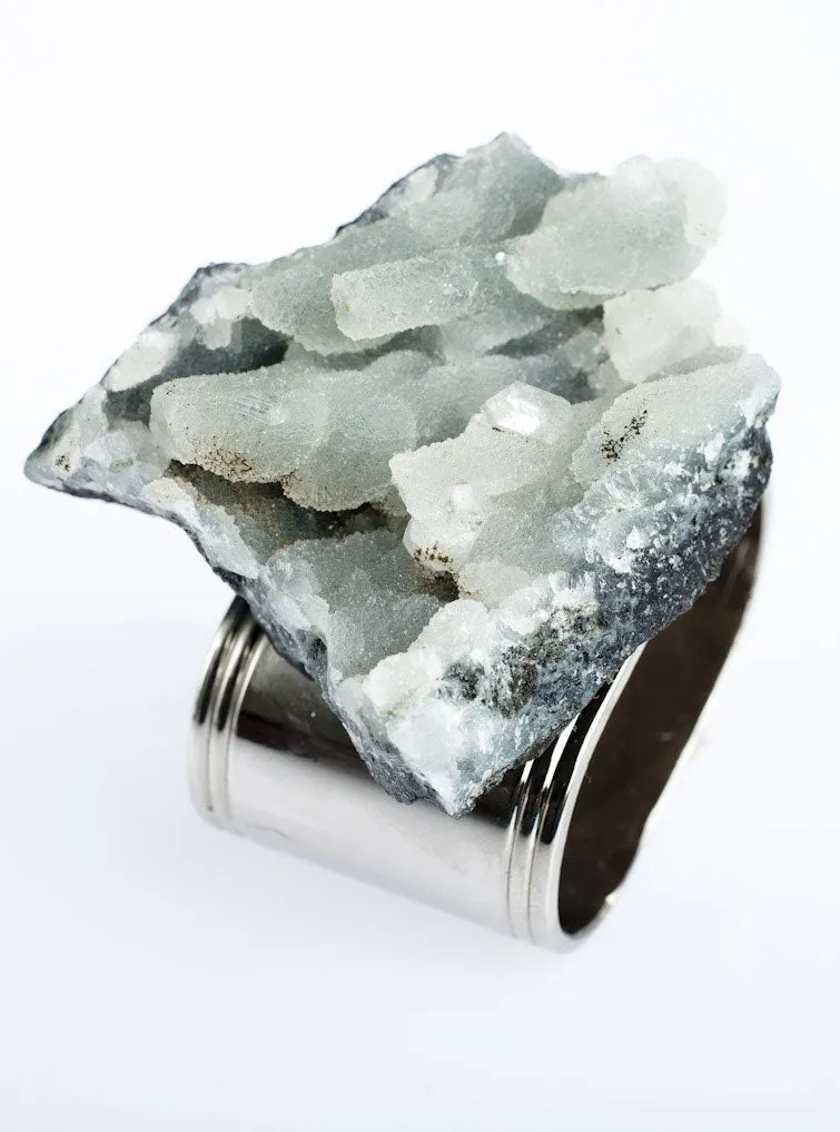 Raw Crystal Napkin Rings