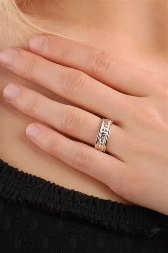 Retired Ladies Claddagh "Mo Anam Cara" Wedding Ring LS-WED183