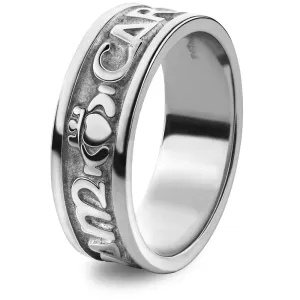 Retired Ladies Claddagh "Mo Anam Cara" Wedding Ring LS-WED183