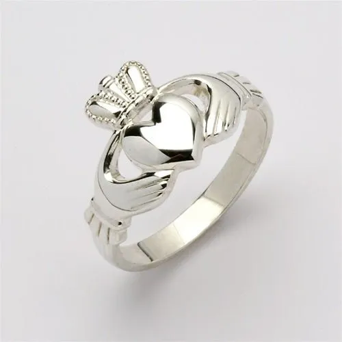 Retired Ladies Silver Claddagh Ring LSF-R205