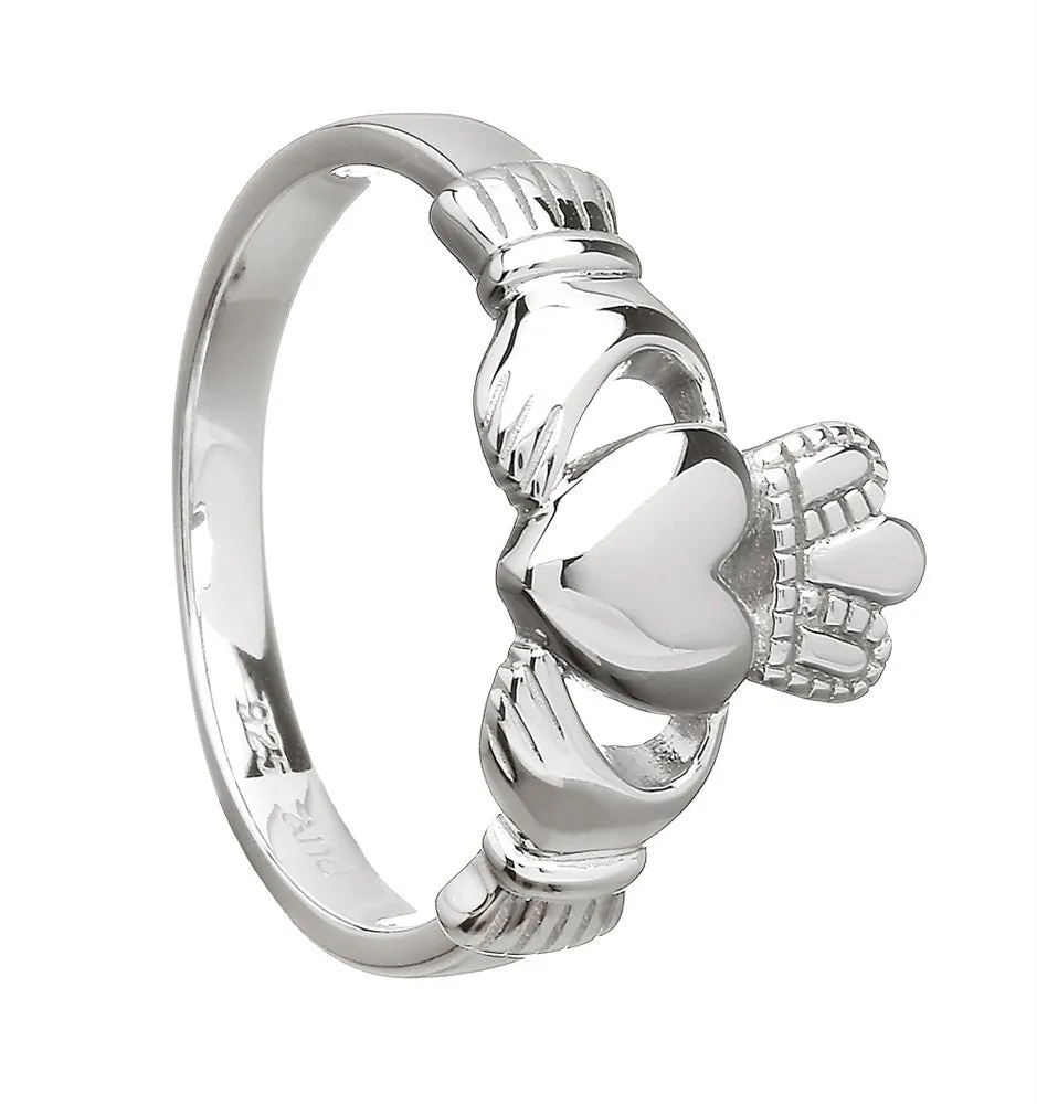 Retired Sterling Silver Love, Loyalty, Friendship Claddagh Ring - ANU3023
