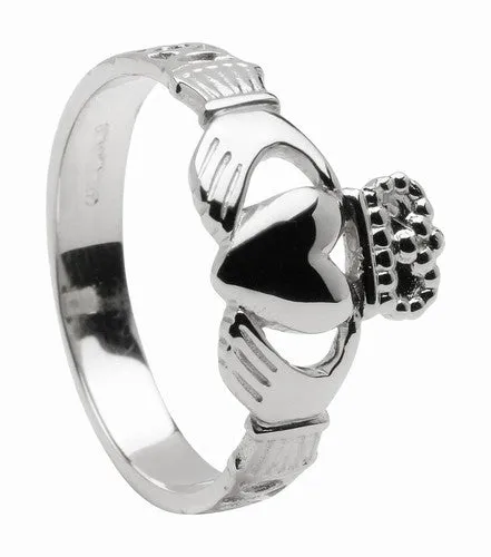 Retired Unisex Silver Claddagh Ring US-CLAD24