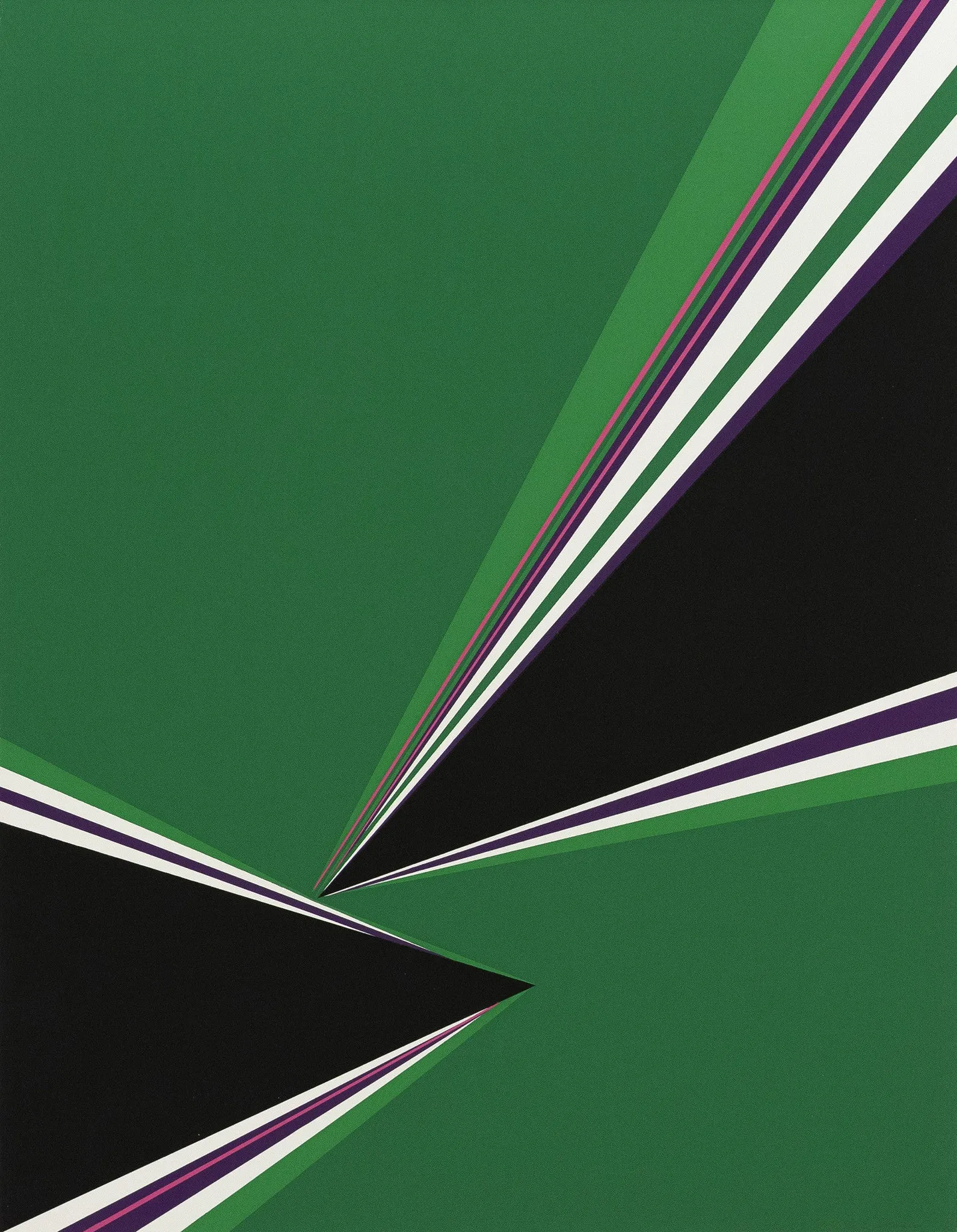 RITA LETENDRE "ELECTRIC DREAMS" SILKSCREEN, 1969