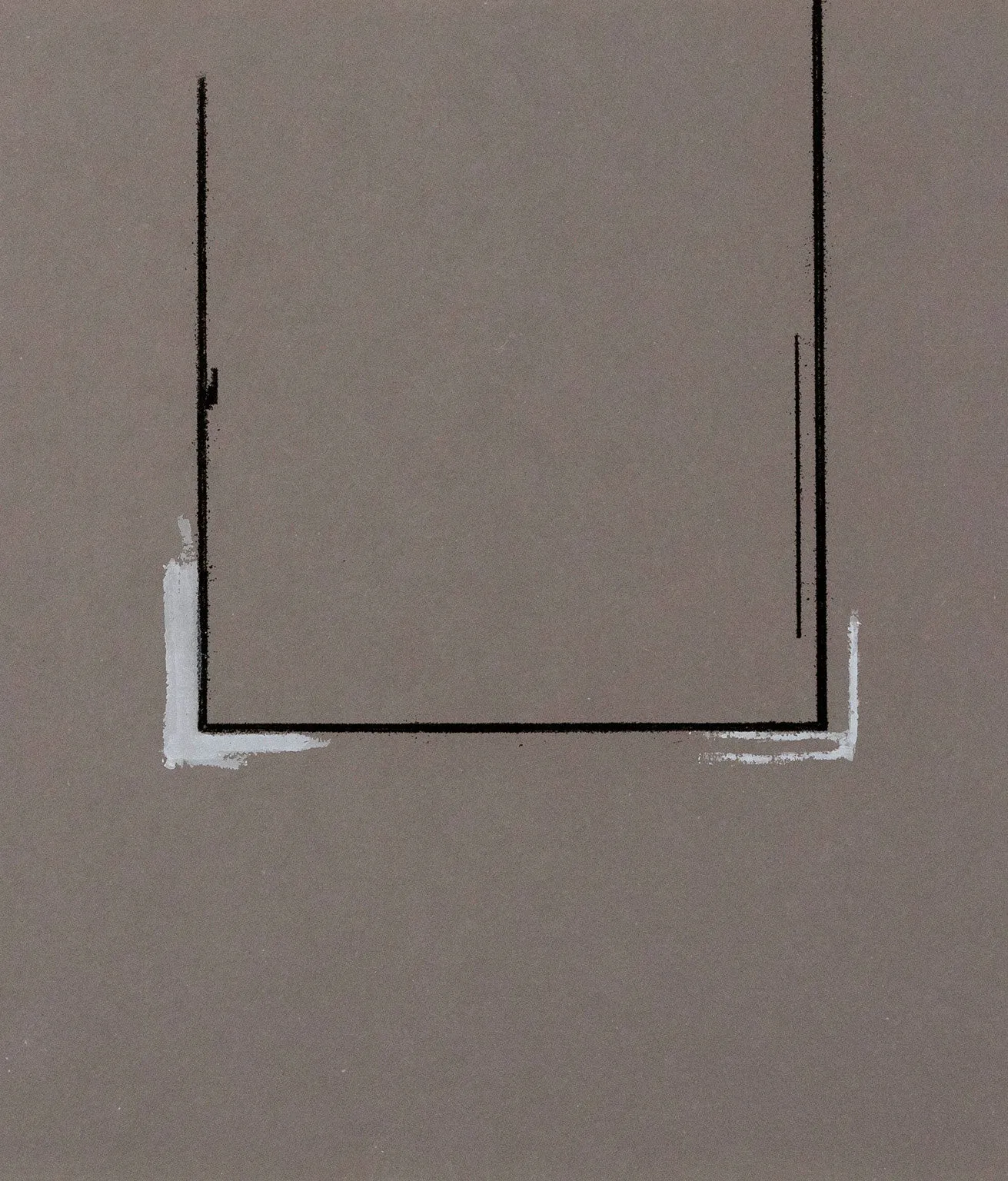 ROBERT MOTHERWELL “GREY OPEN” ETCHING, 1981