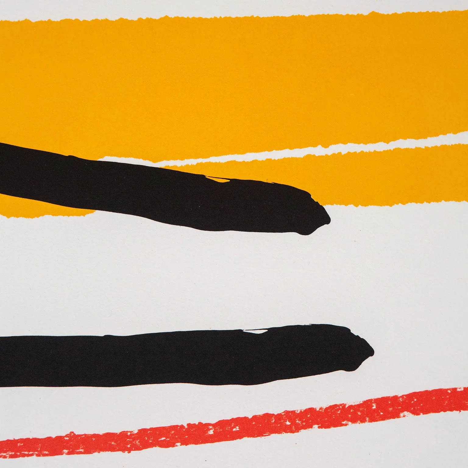 ROBERT MOTHERWELL "AMERICA-LA FRANCE VARIATIONS III" , 1984