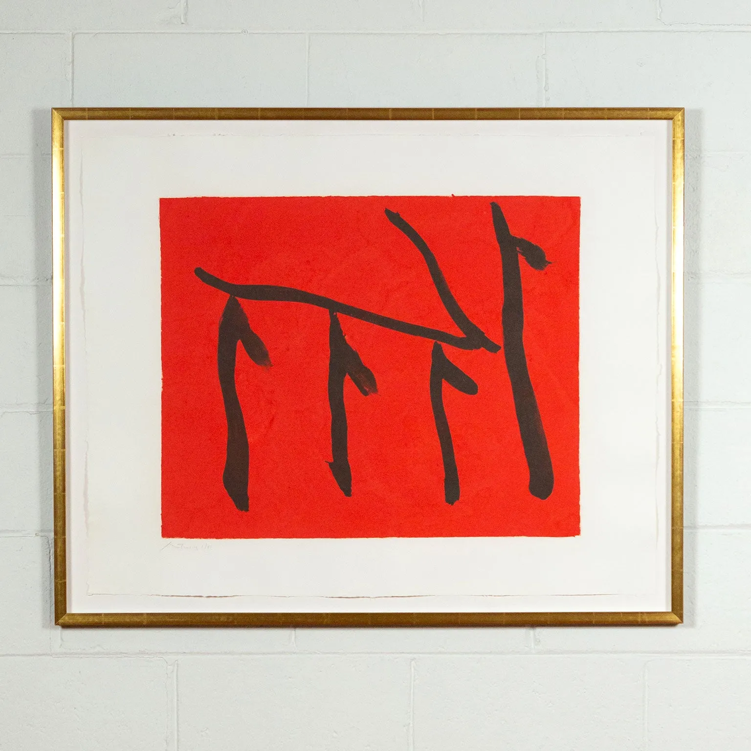 ROBERT MOTHERWELL "RITES OF PASSAGE II", 1980