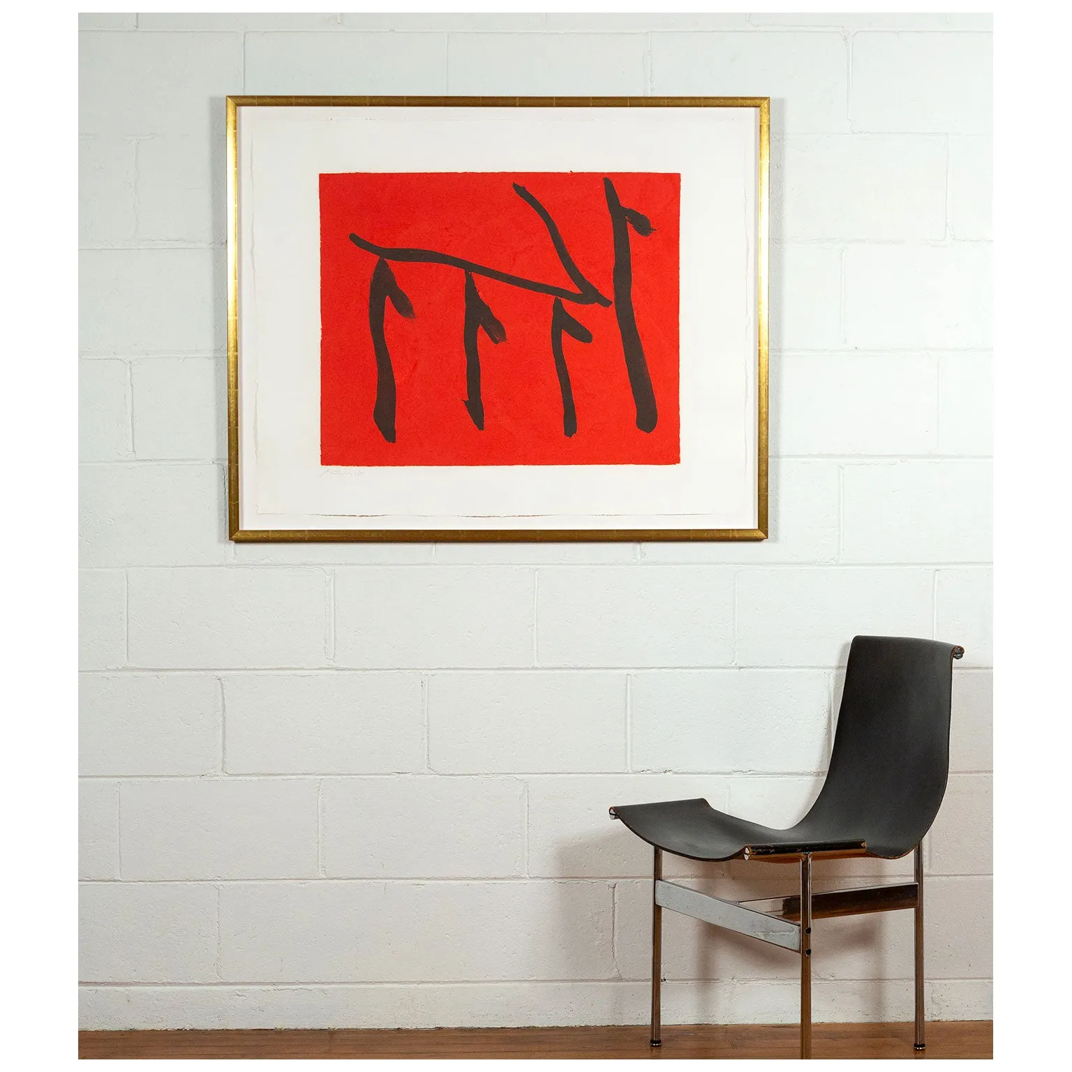ROBERT MOTHERWELL "RITES OF PASSAGE II", 1980