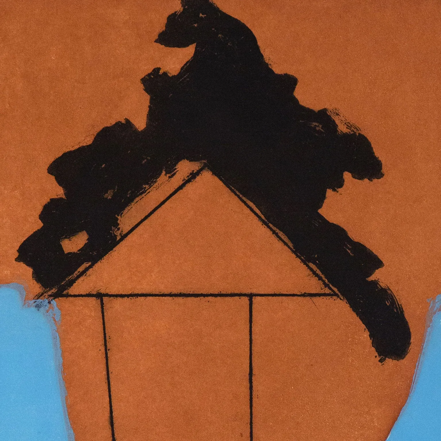 ROBERT MOTHERWELL "THE PERSIAN II" AQUATINT, 1985