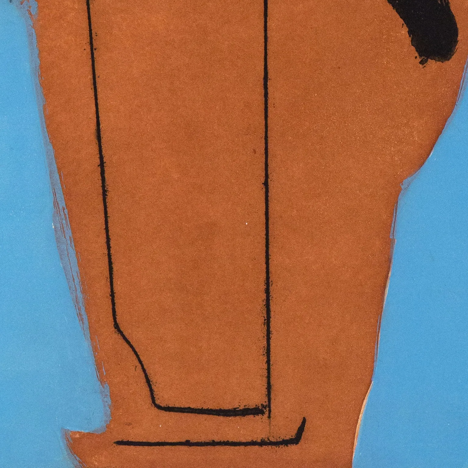 ROBERT MOTHERWELL "THE PERSIAN II" AQUATINT, 1985