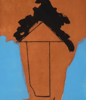 ROBERT MOTHERWELL "THE PERSIAN II" AQUATINT, 1985