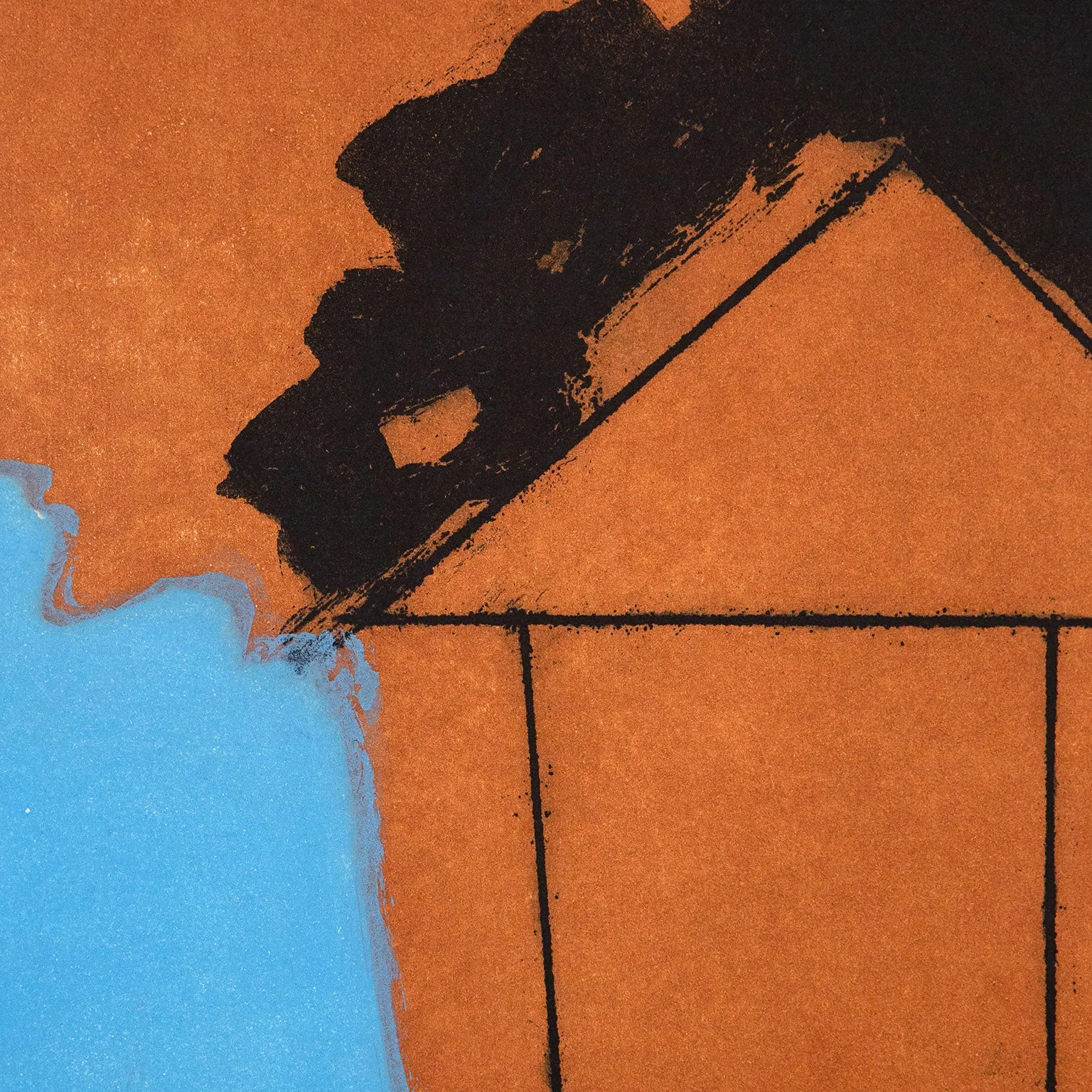 ROBERT MOTHERWELL "THE PERSIAN II" AQUATINT, 1985