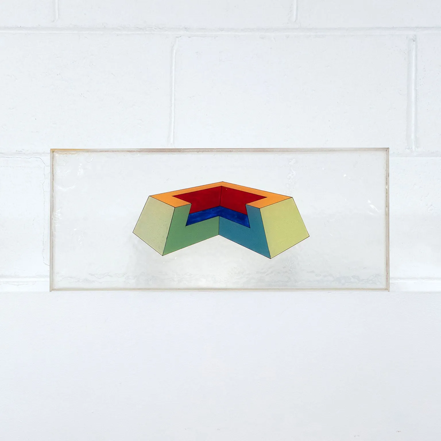 RONALD DAVIS "TRUNCATE" PAINTING, 1967