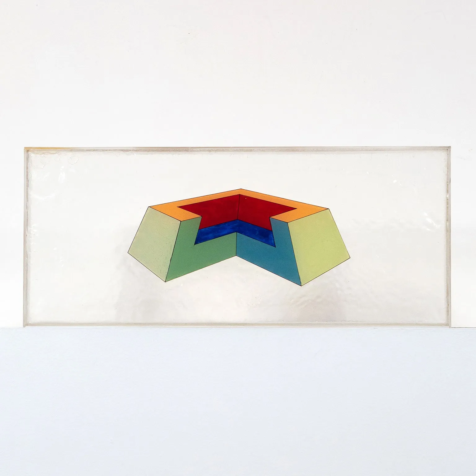 RONALD DAVIS "TRUNCATE" PAINTING, 1967
