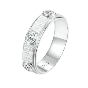 Round Cut Diamond Eternity Love Wedding Band