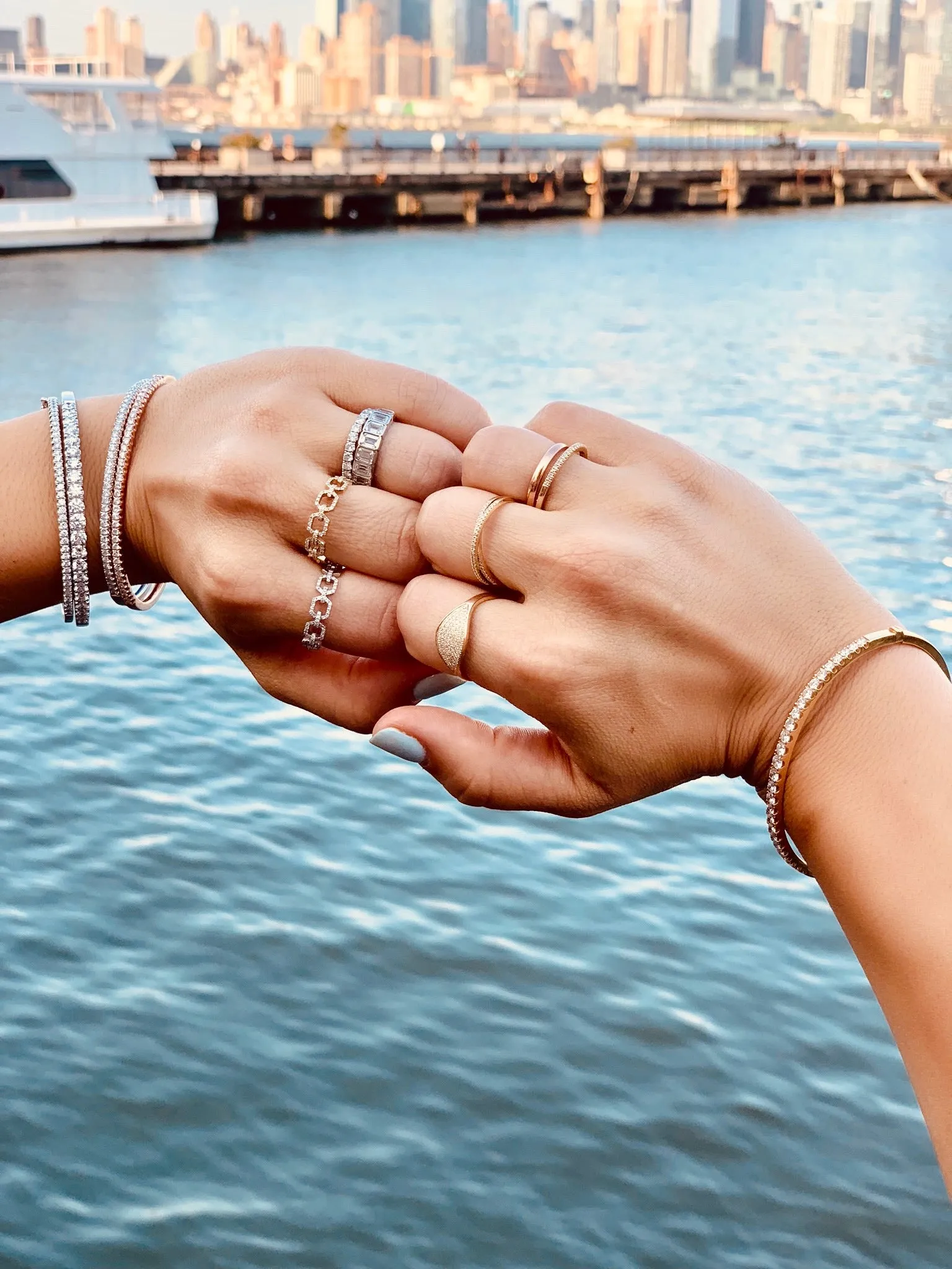 SANDAK Link Diamond Ring