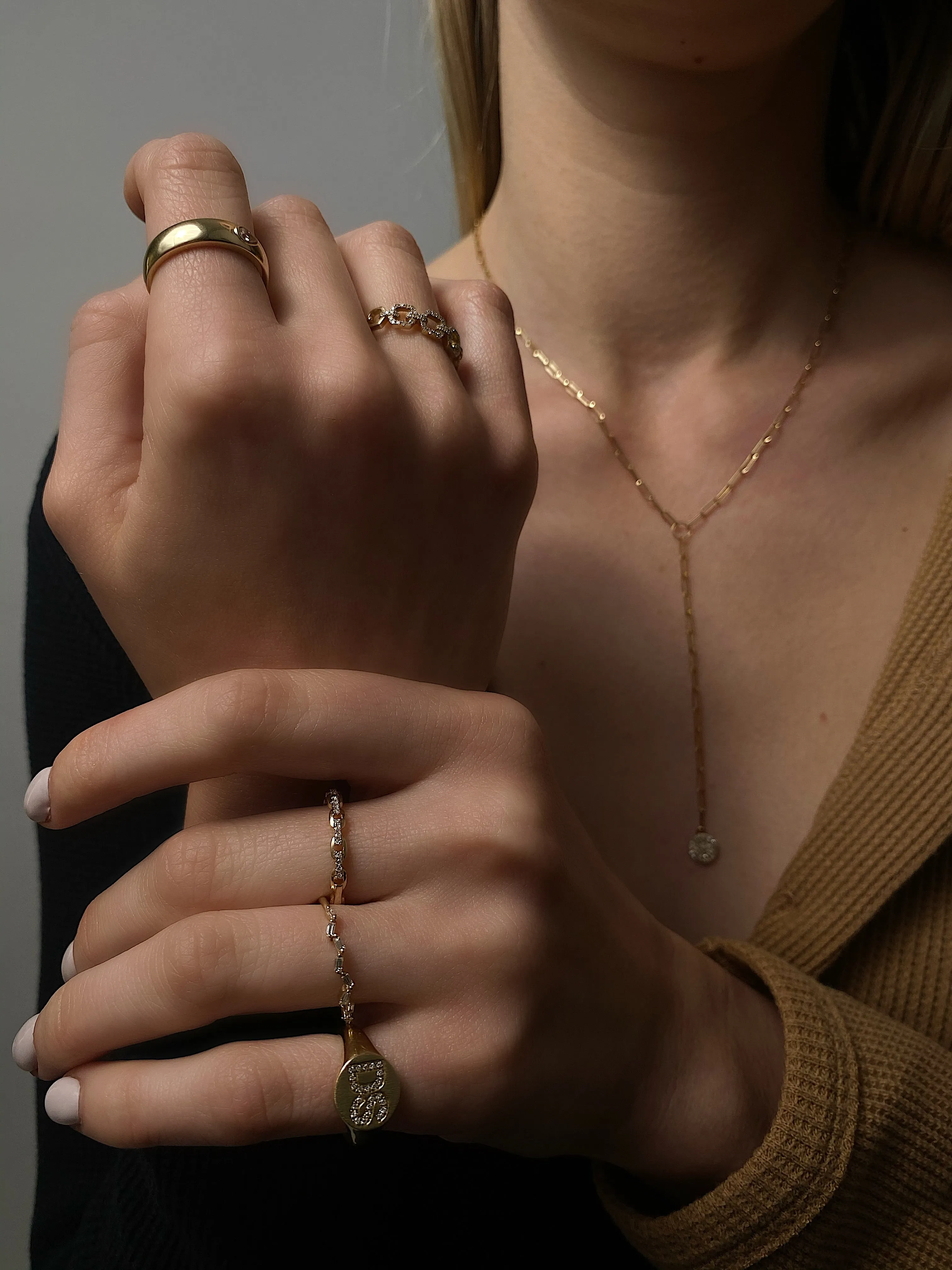 SANDAK Link Diamond Ring