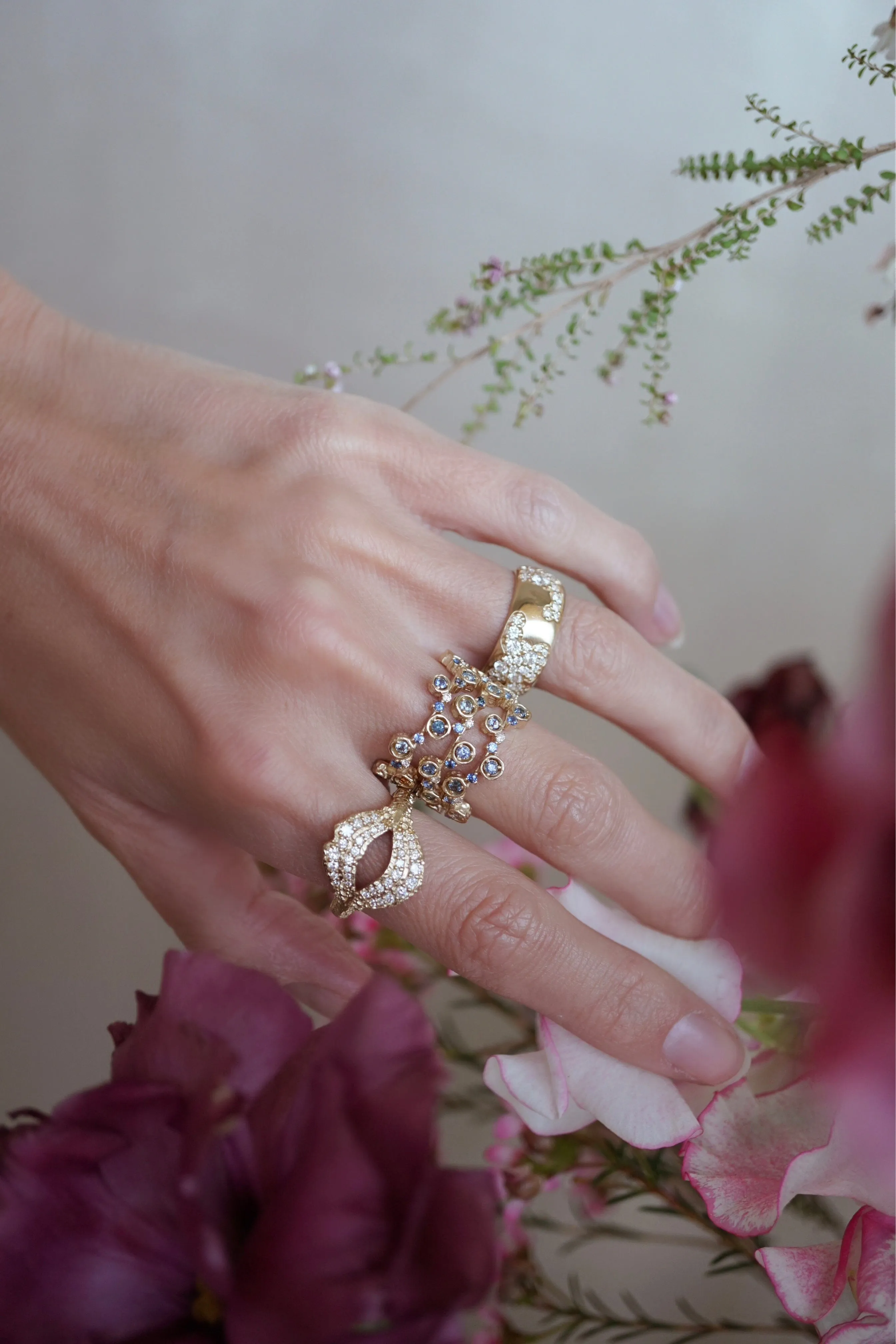 Sapphire Cosmos Ring