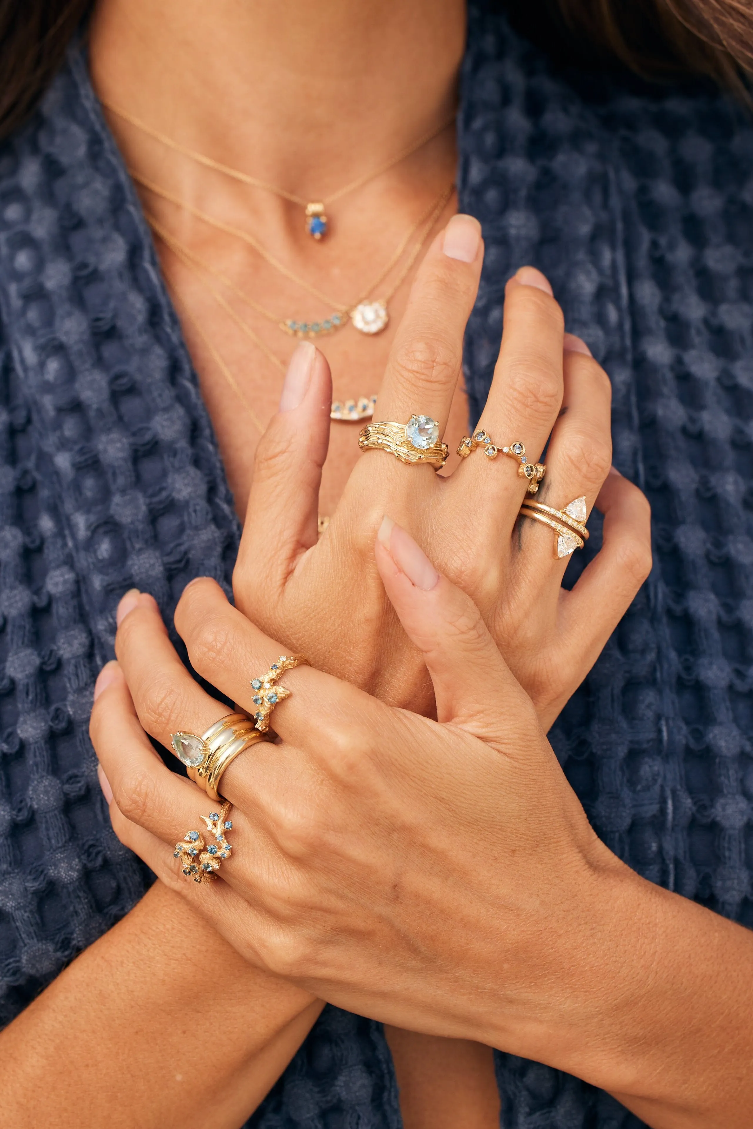 Sapphire Cosmos Ring