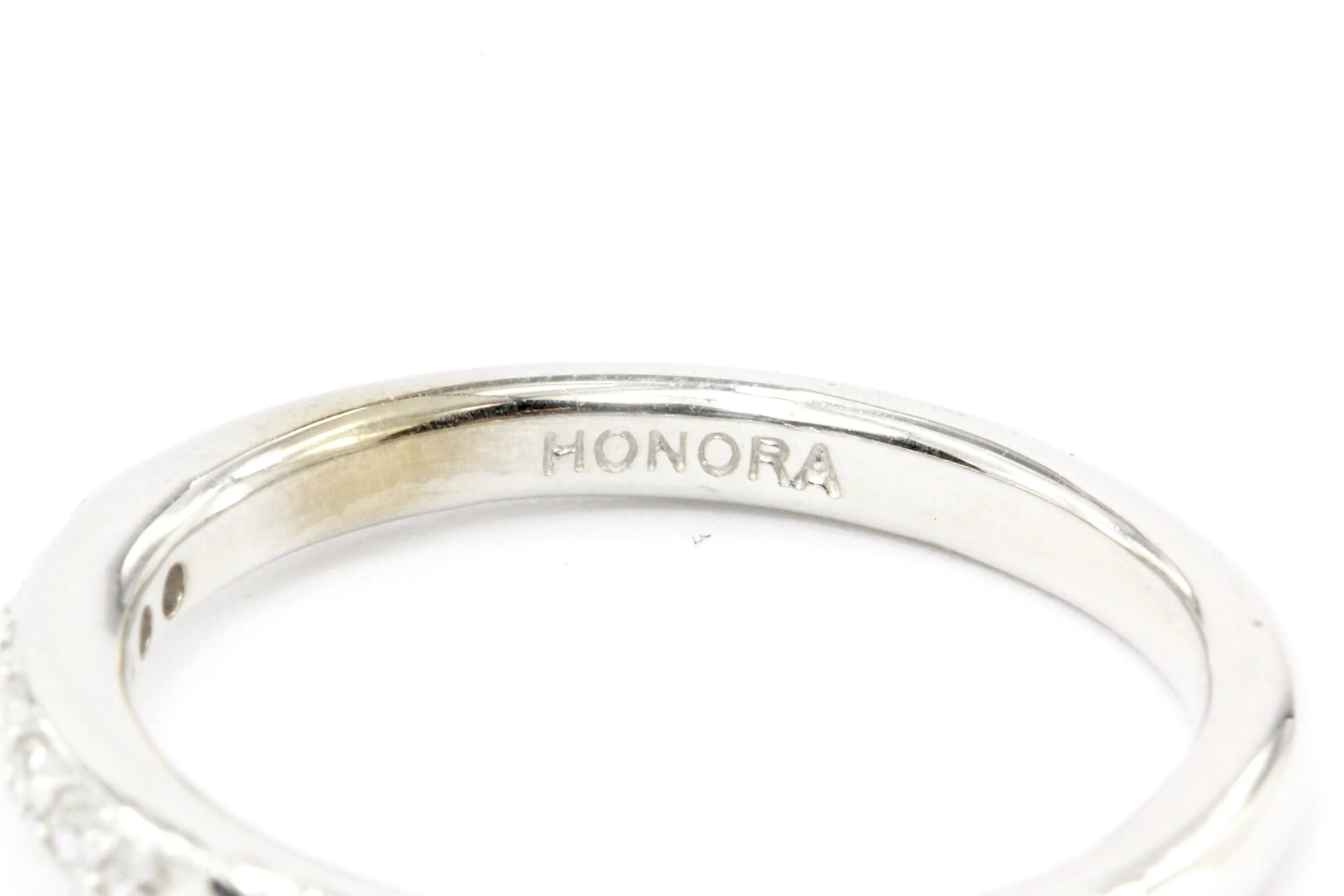 Set of 3 Stackable 14K White Gold Honora  .75 CTW Ruby & Diamond Bands
