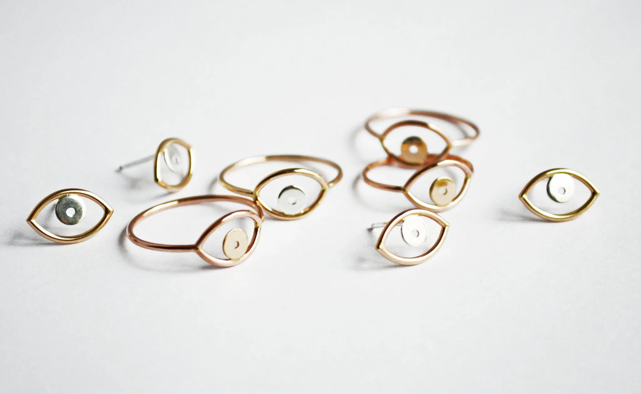 Silver Evil Eye Ring