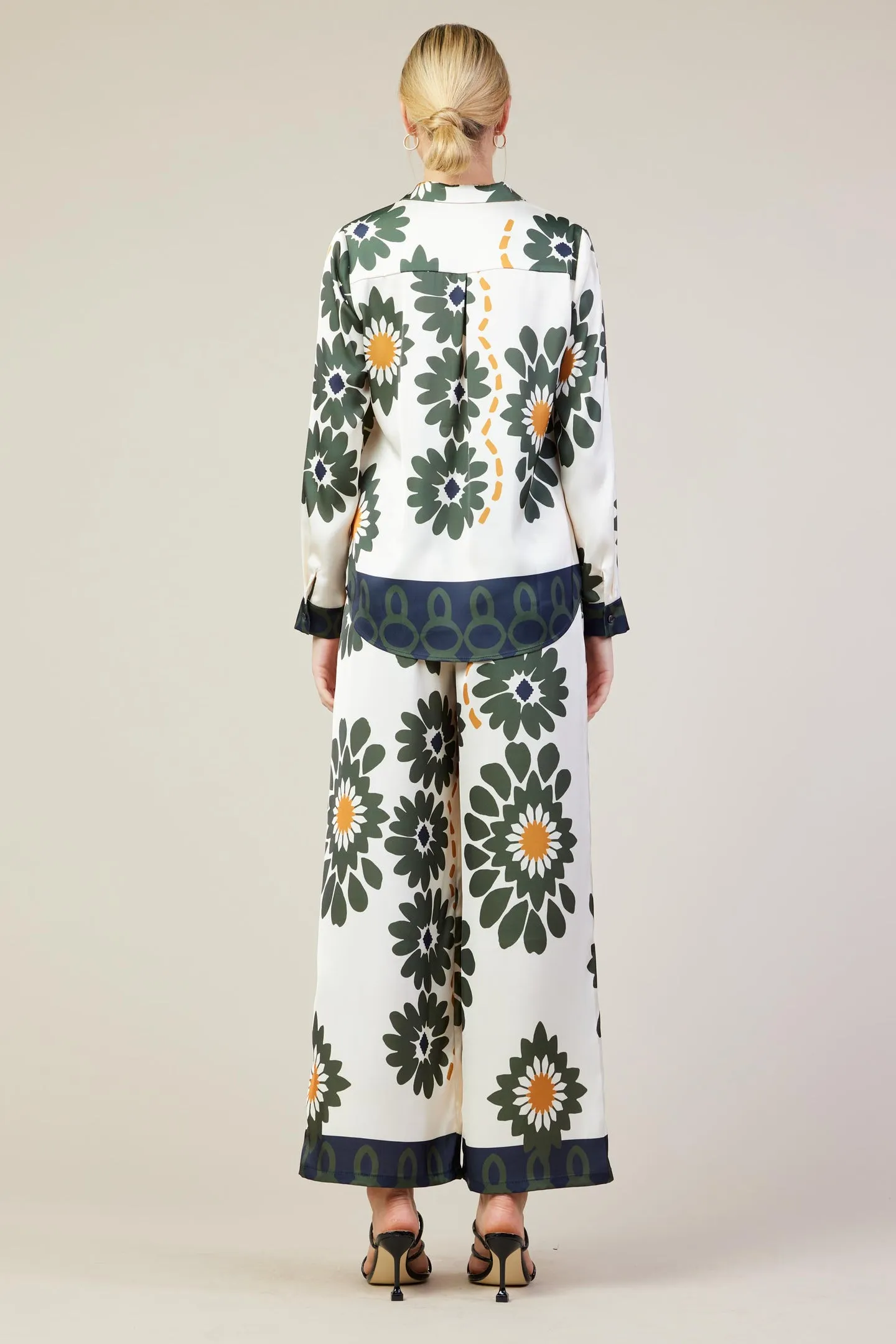 Skies Are Blue Floral Printed Blouse