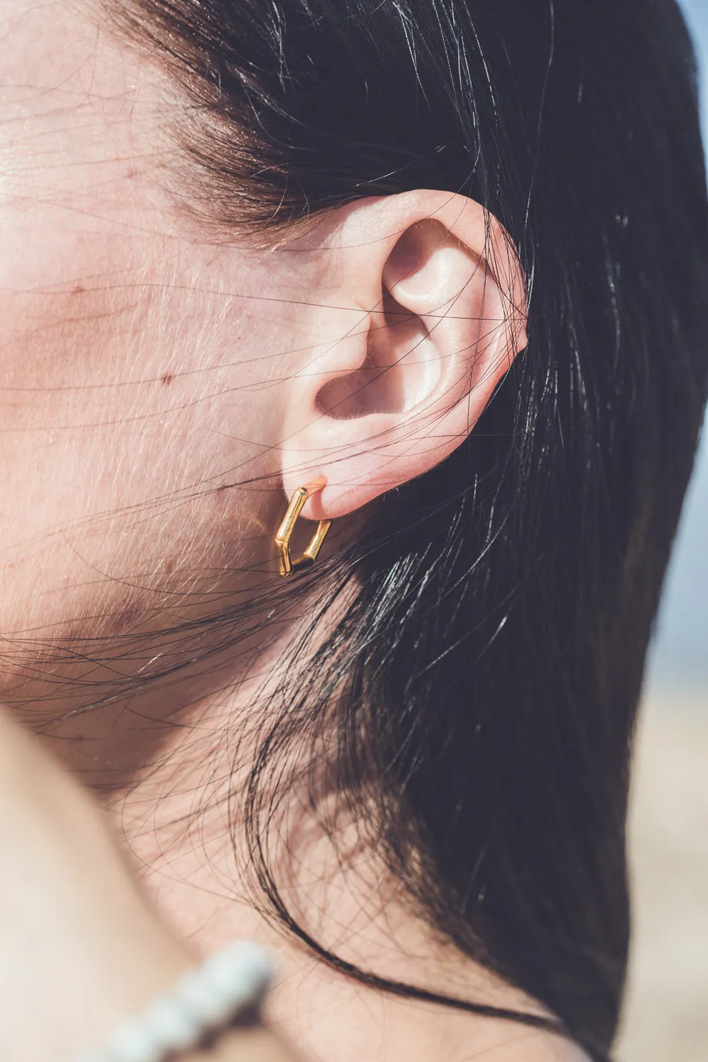 SMALL BAMBOO EARRINGS