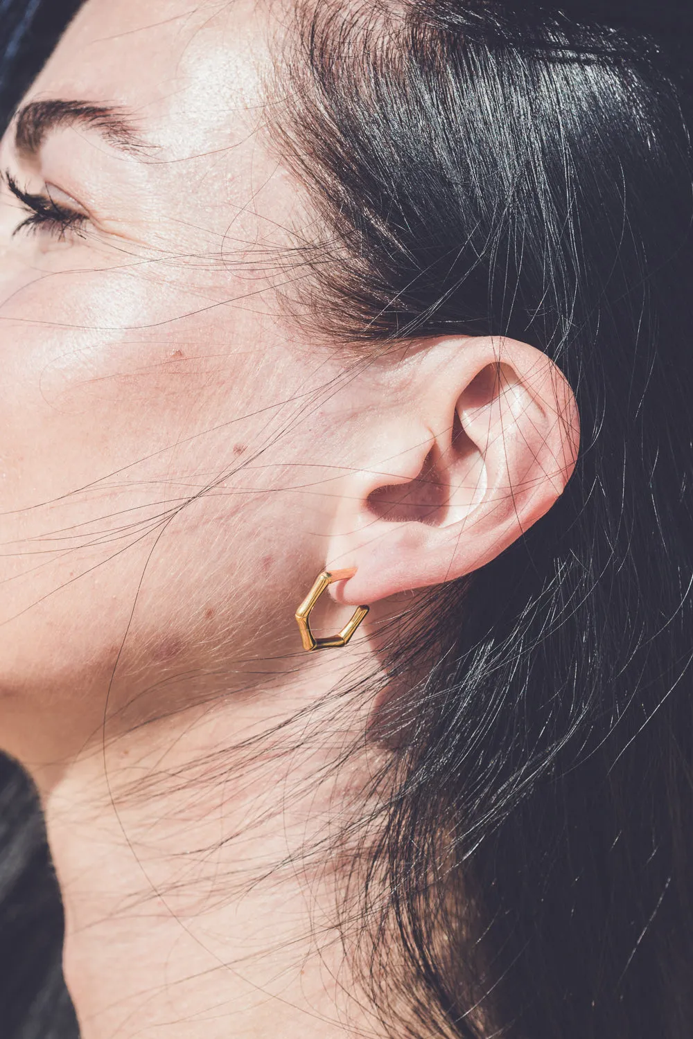 SMALL BAMBOO EARRINGS