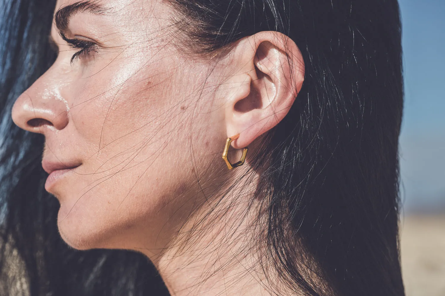 SMALL BAMBOO EARRINGS
