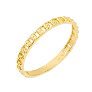 Small Chain Link Ring 14K