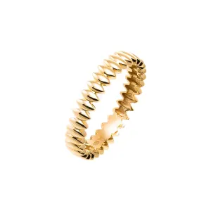 Solid Marquise Band Ring 14K