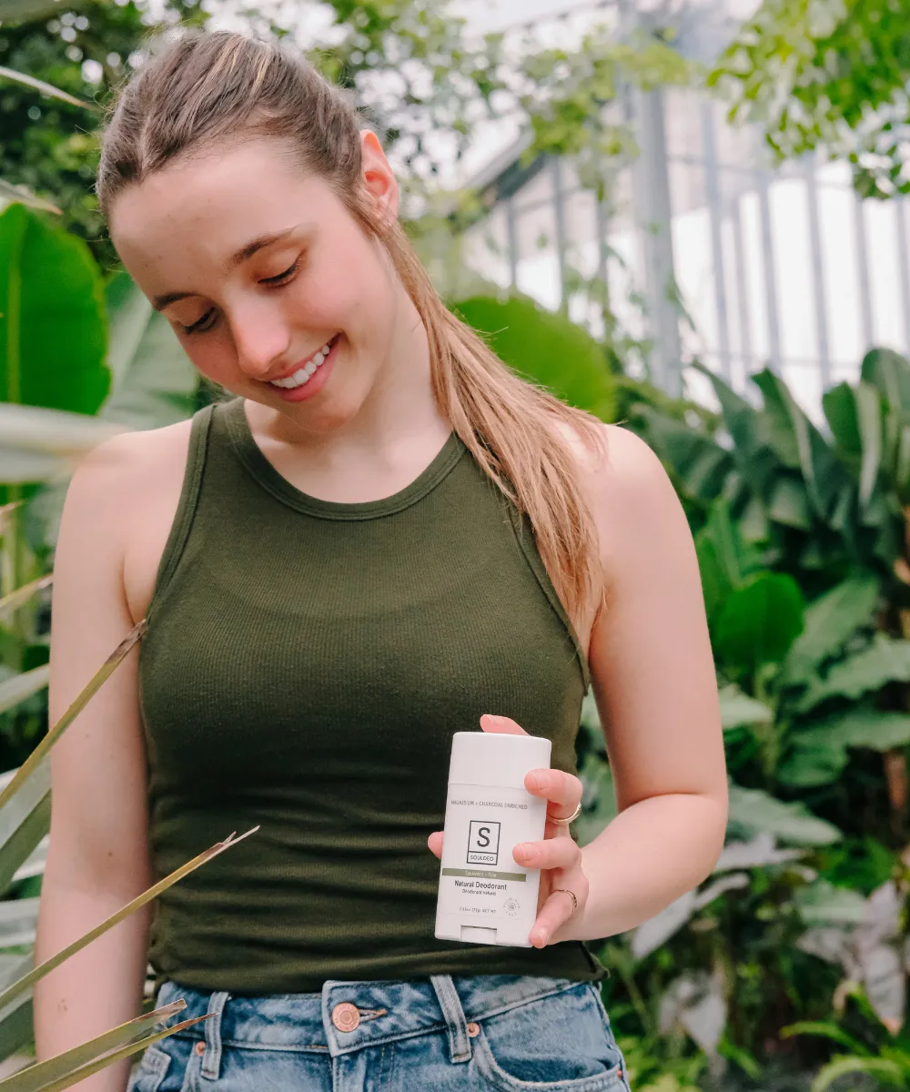 Spearmint   Pine Deodorant Stick