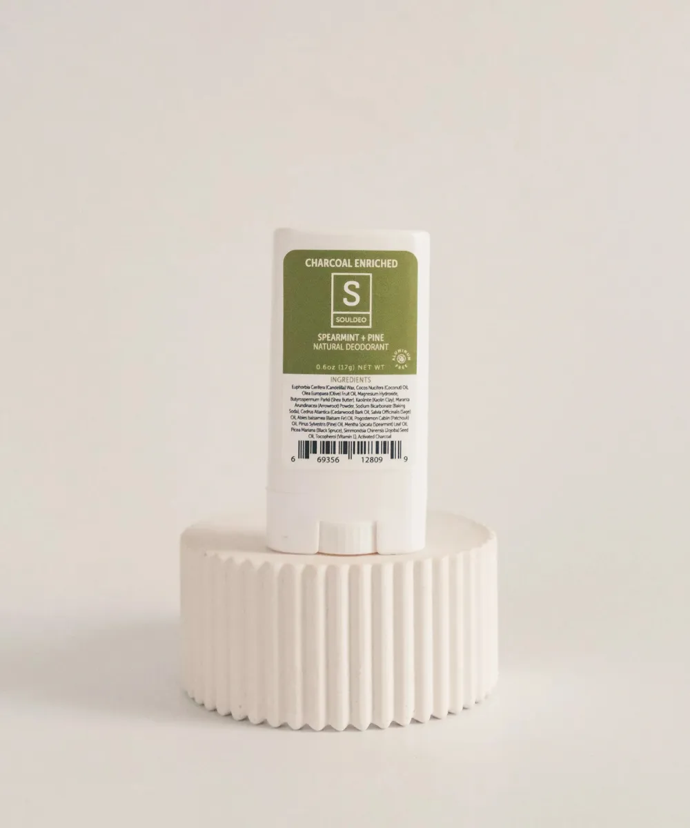 Spearmint   Pine Deodorant Stick