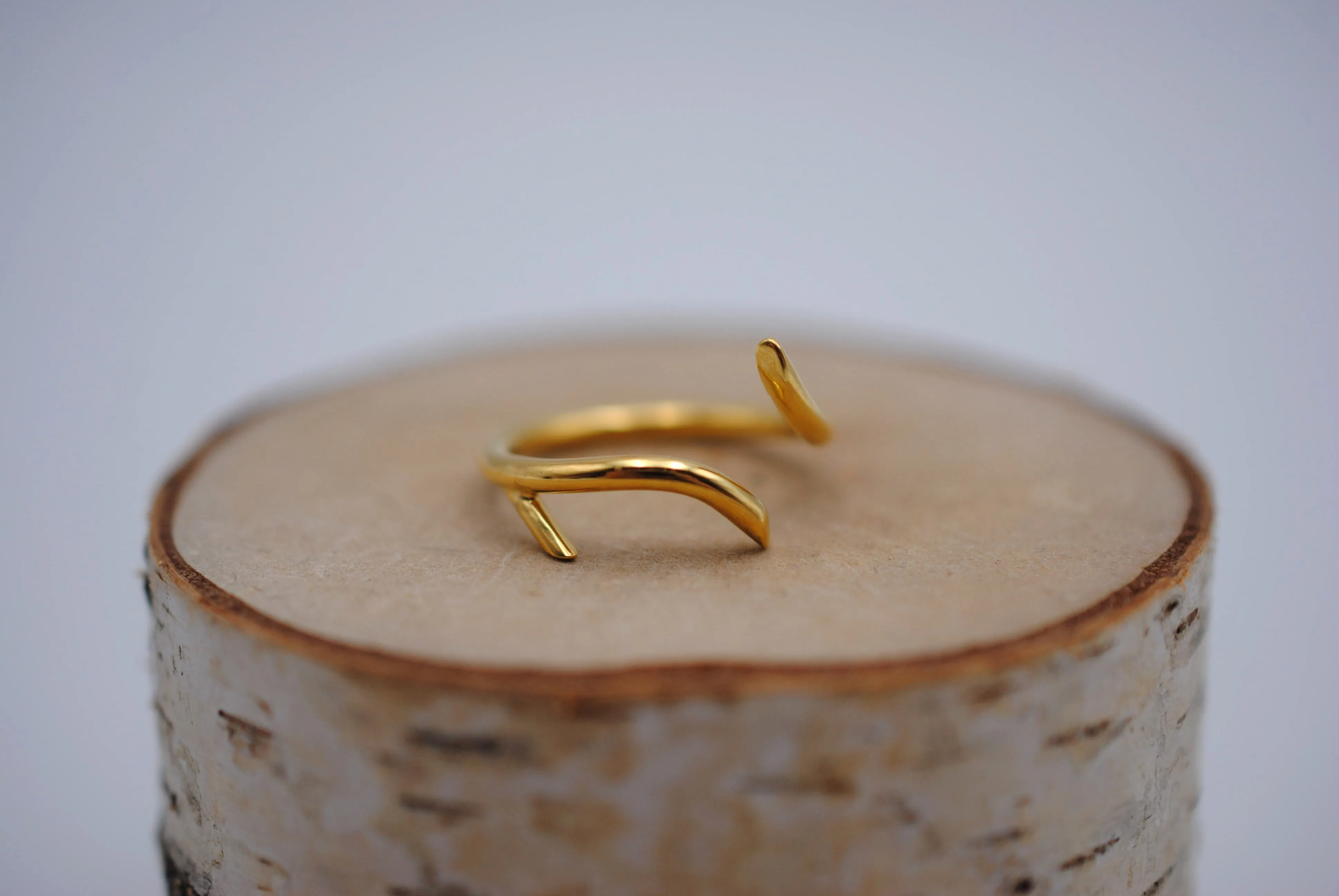 Sprout Yellow Gold Roots Ring