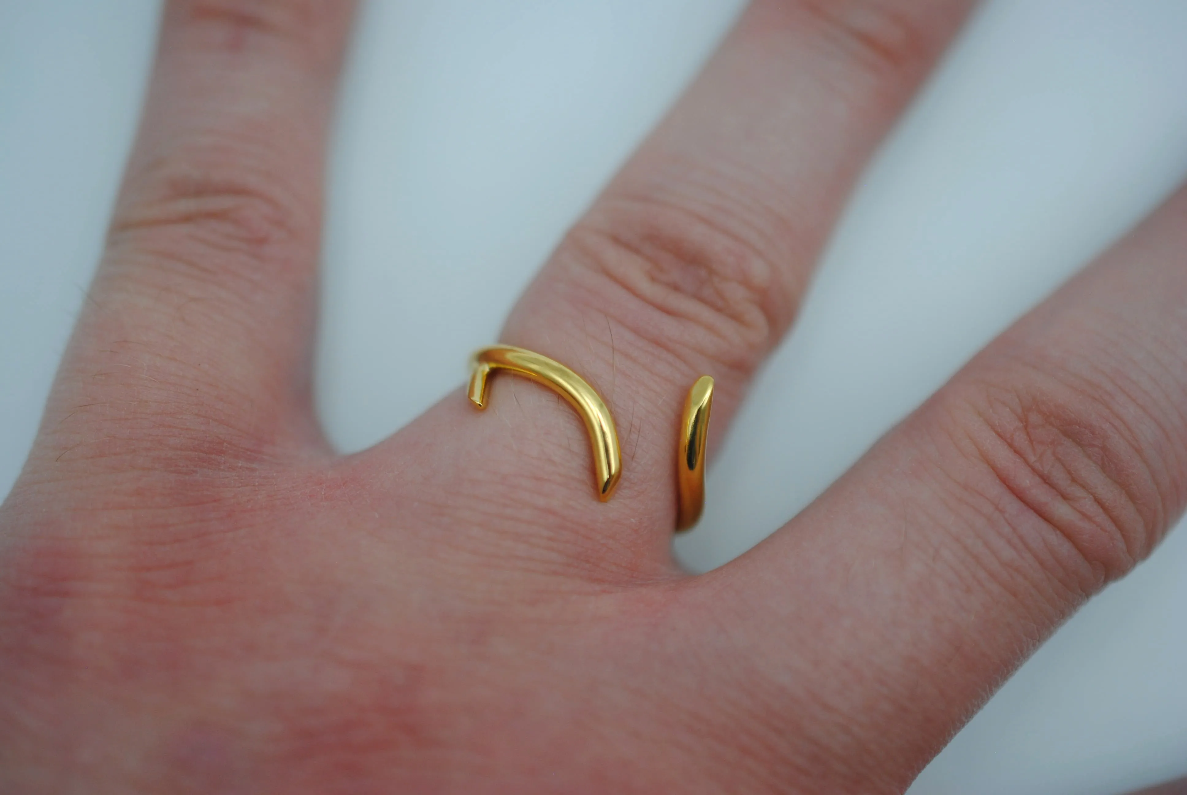 Sprout Yellow Gold Roots Ring