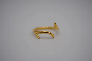 Sprout Yellow Gold Roots Ring