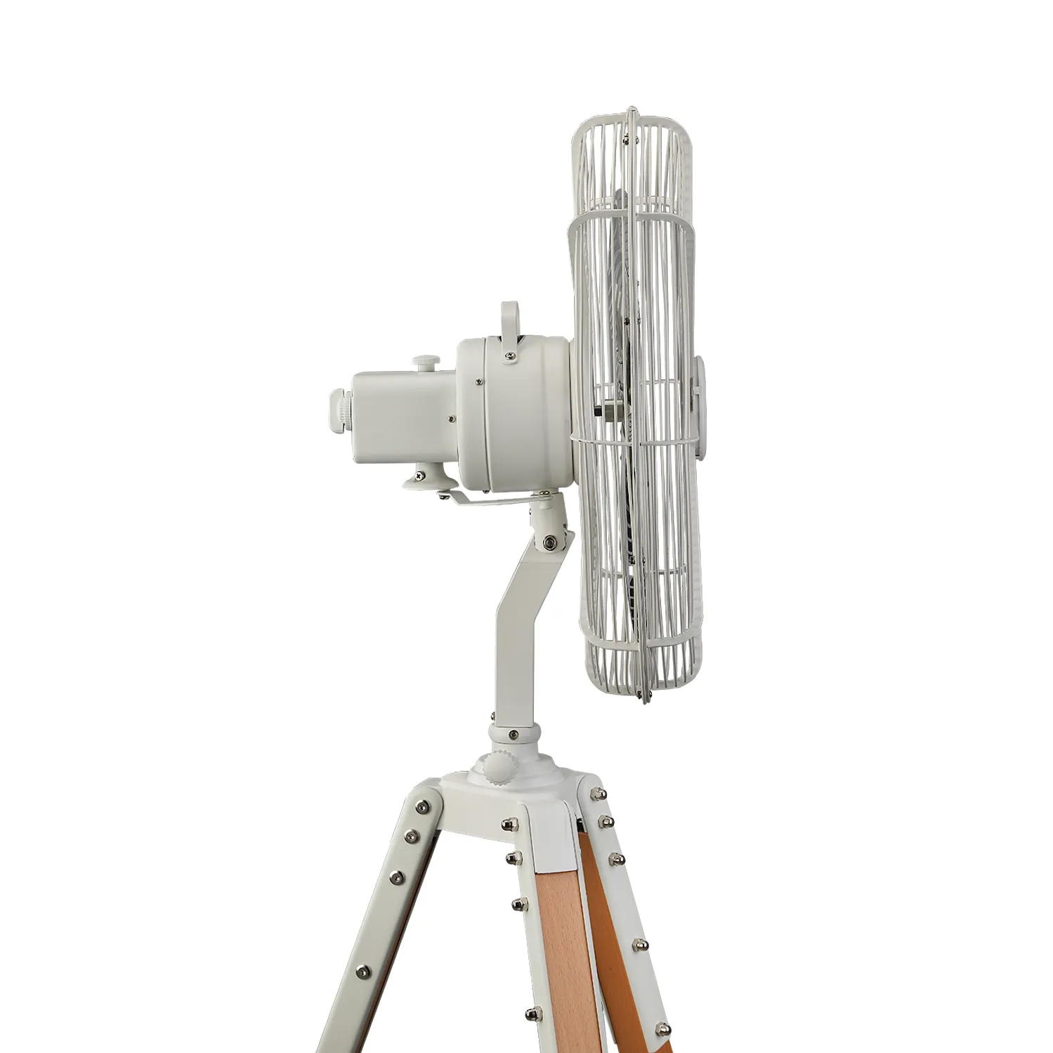 Star Tripod 16" Oscillating Stand Fan Matte White
