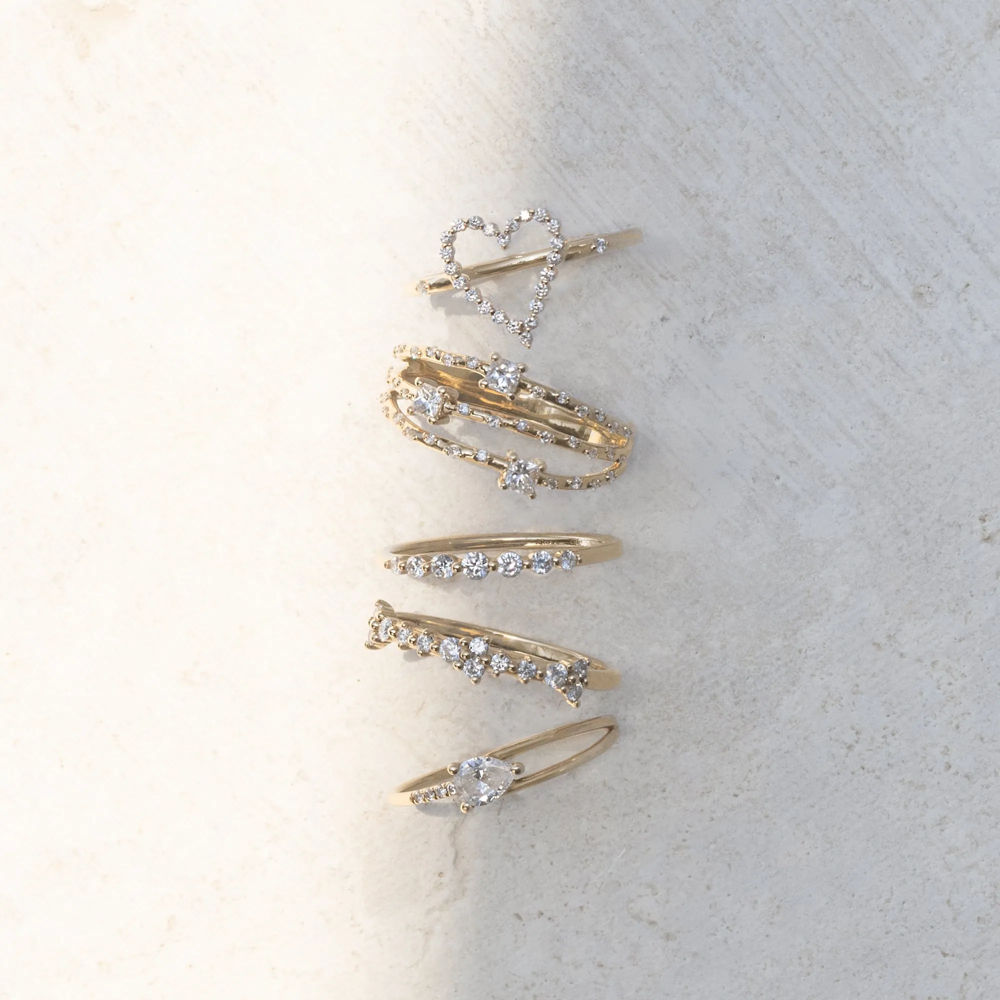 Starry Diamond Triple Band