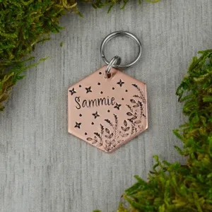 Starry Meadow Pet ID Tag