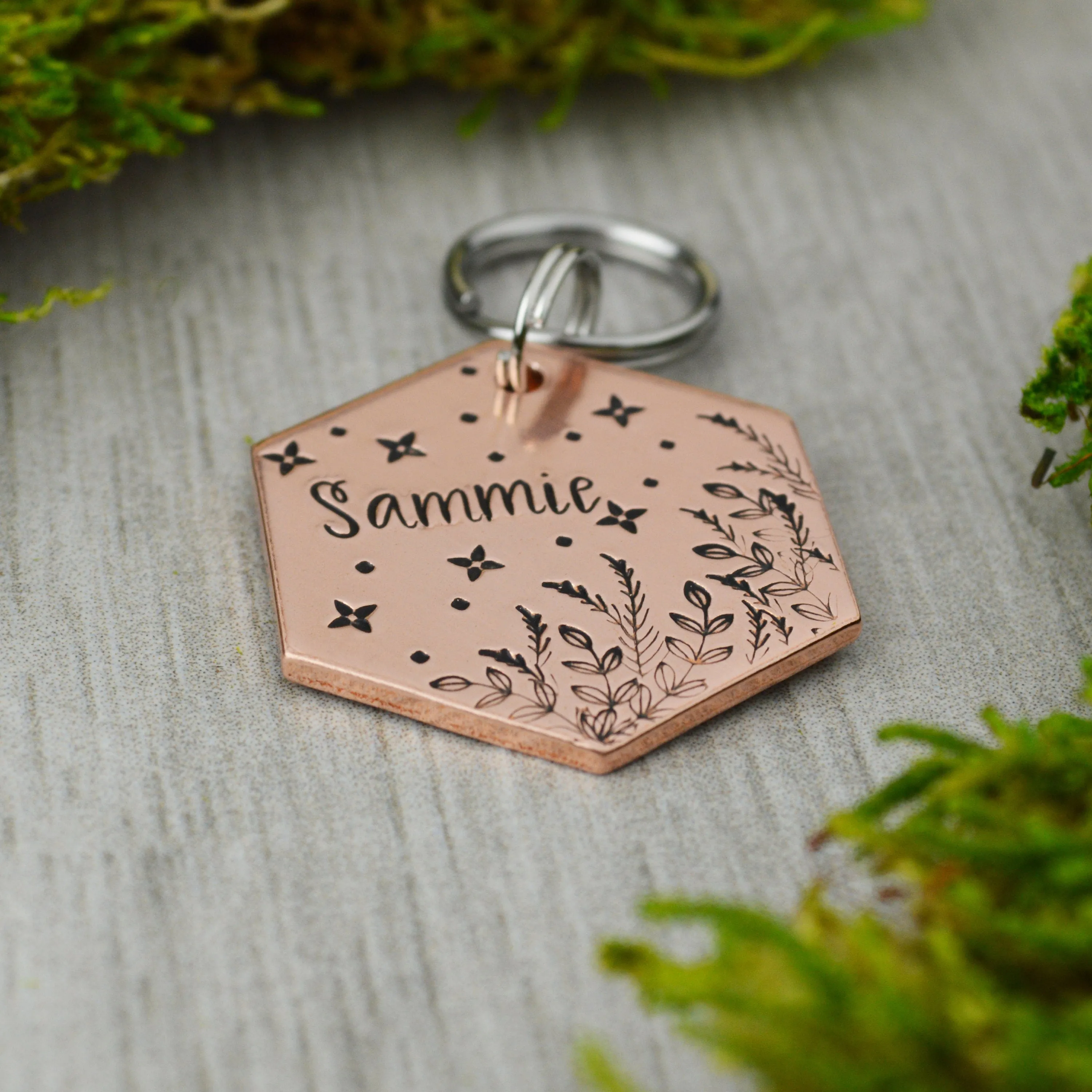 Starry Meadow Pet ID Tag