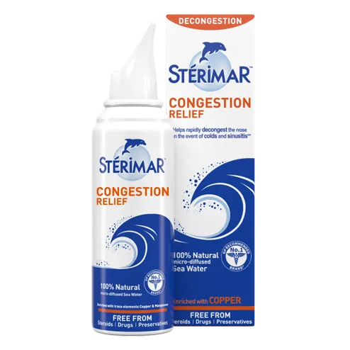 STERIMAR CONESTION RELIEF NASAL SPRAY 50ml Hypertrophic Bed and Bleeding Erotic Nasal Spitter