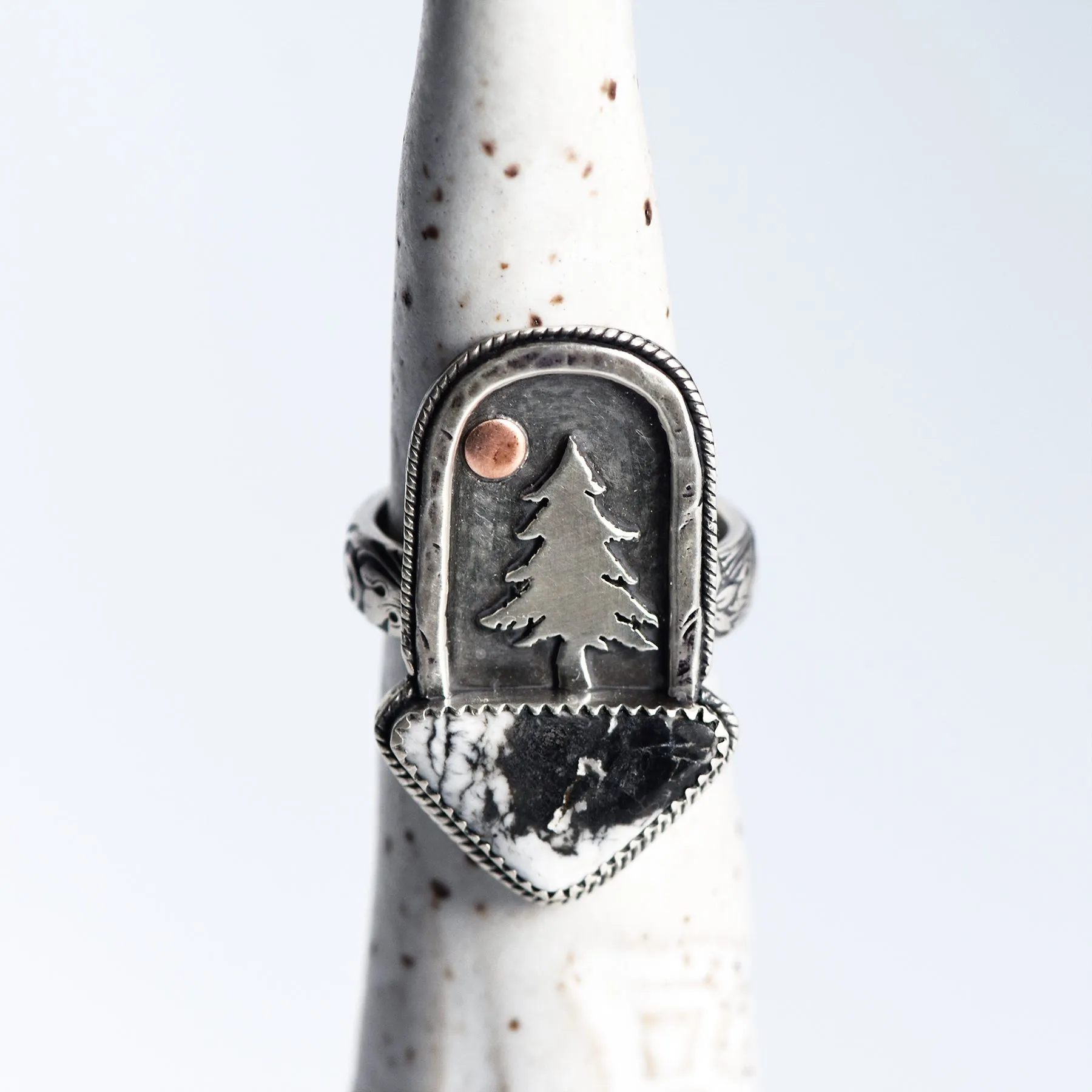 Sterling Silver & Turquoise Forest Rings ~ 1 Available
