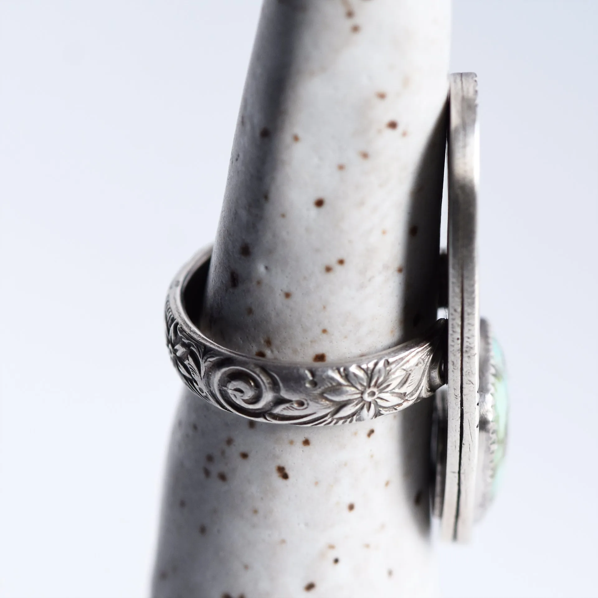 Sterling Silver & Turquoise Forest Rings ~ 1 Available
