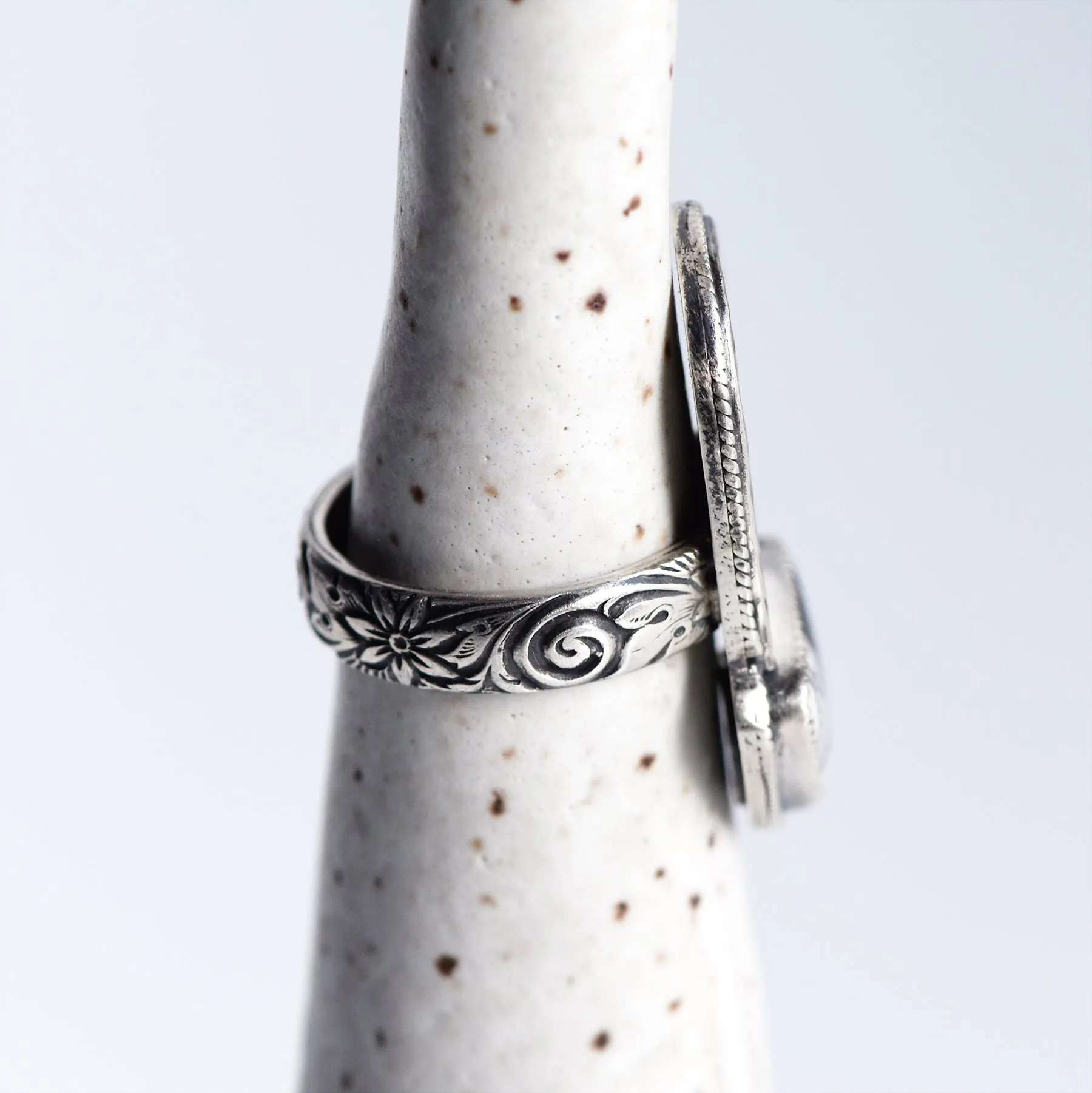 Sterling Silver & Turquoise Forest Rings ~ 1 Available