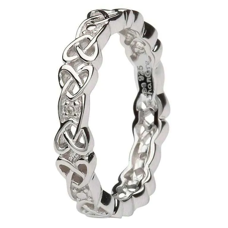 Sterling Silver Ladies Celtic Knot Rings SL-SD12