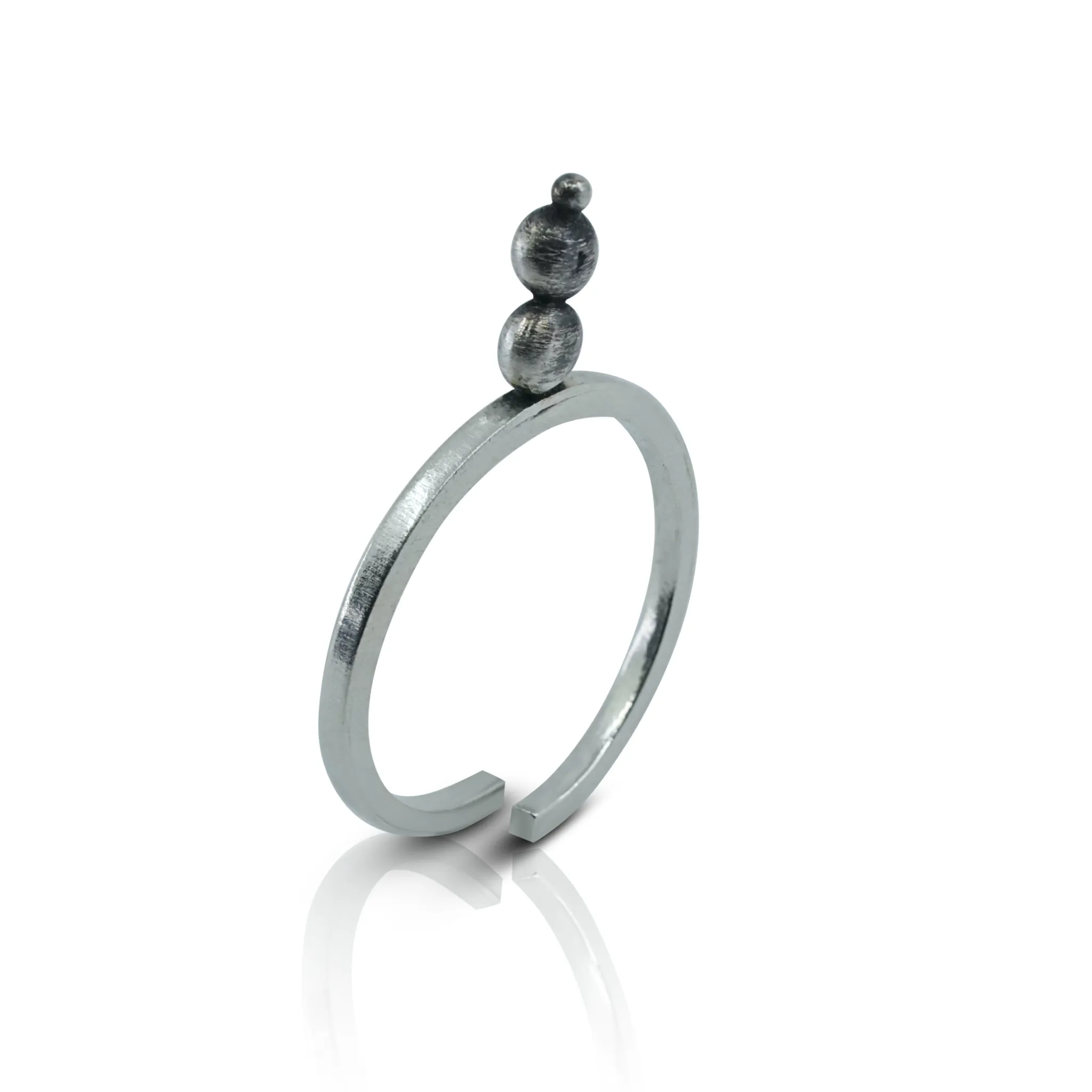 Sterling Silver Zen Ring