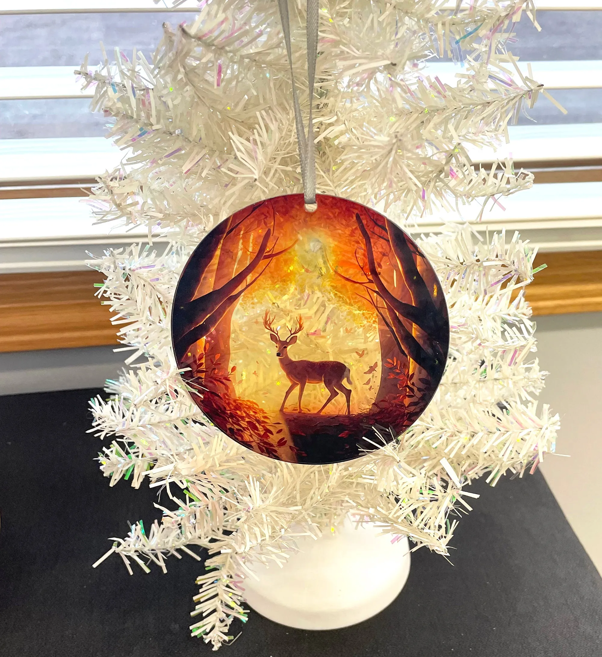 Sunset Buck, Acrylic Window Ornament #SC274