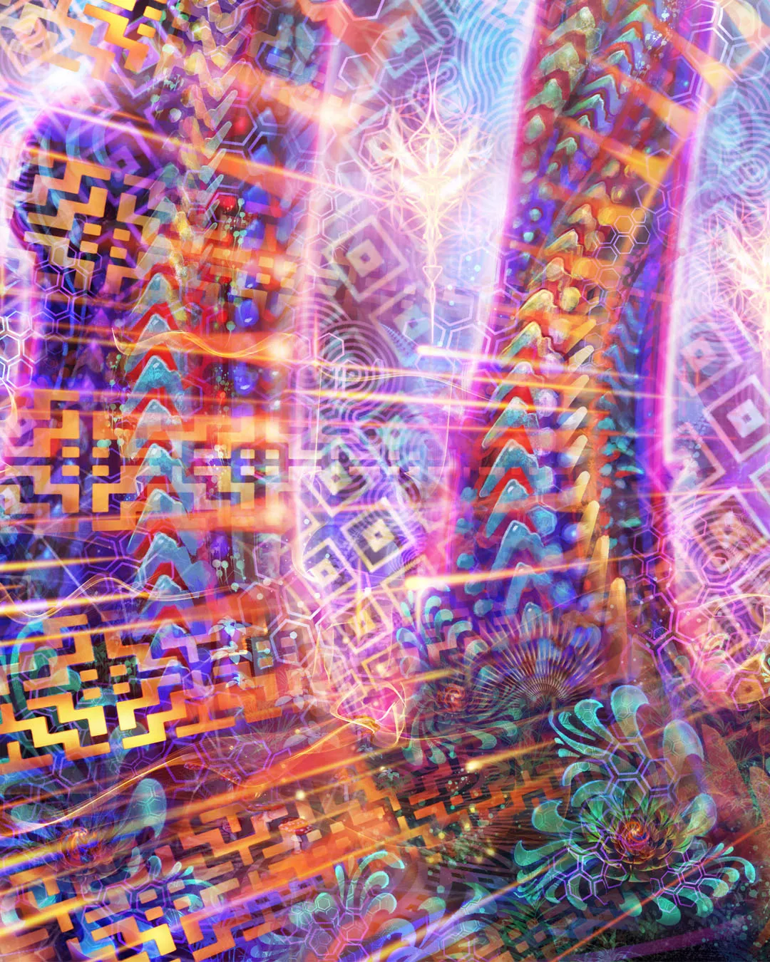 Tasha Treeheart in the Quantum Resonance - Canvas Prints
