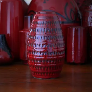 Textured Egg-Form Vase