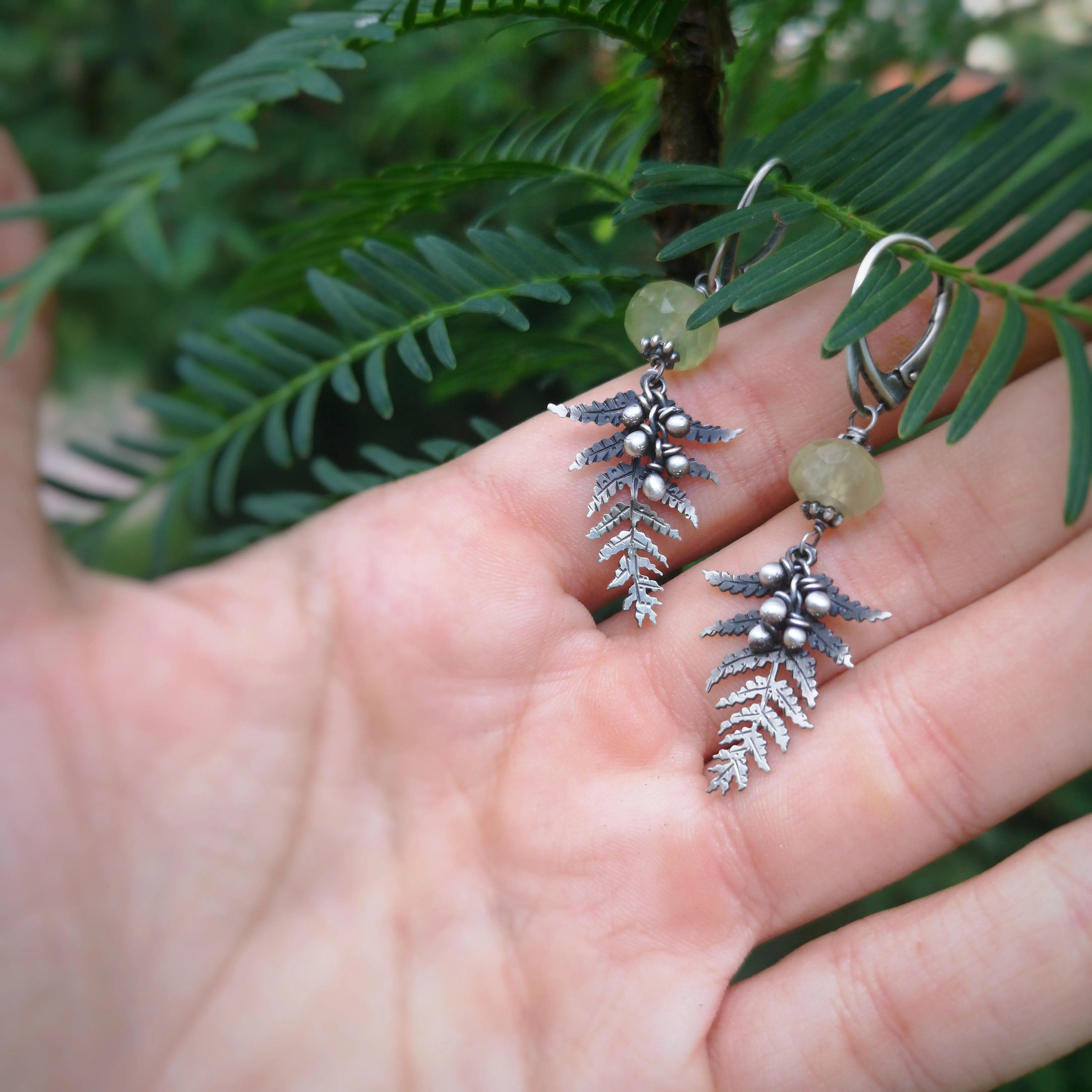 The Glowing Fern Earrings